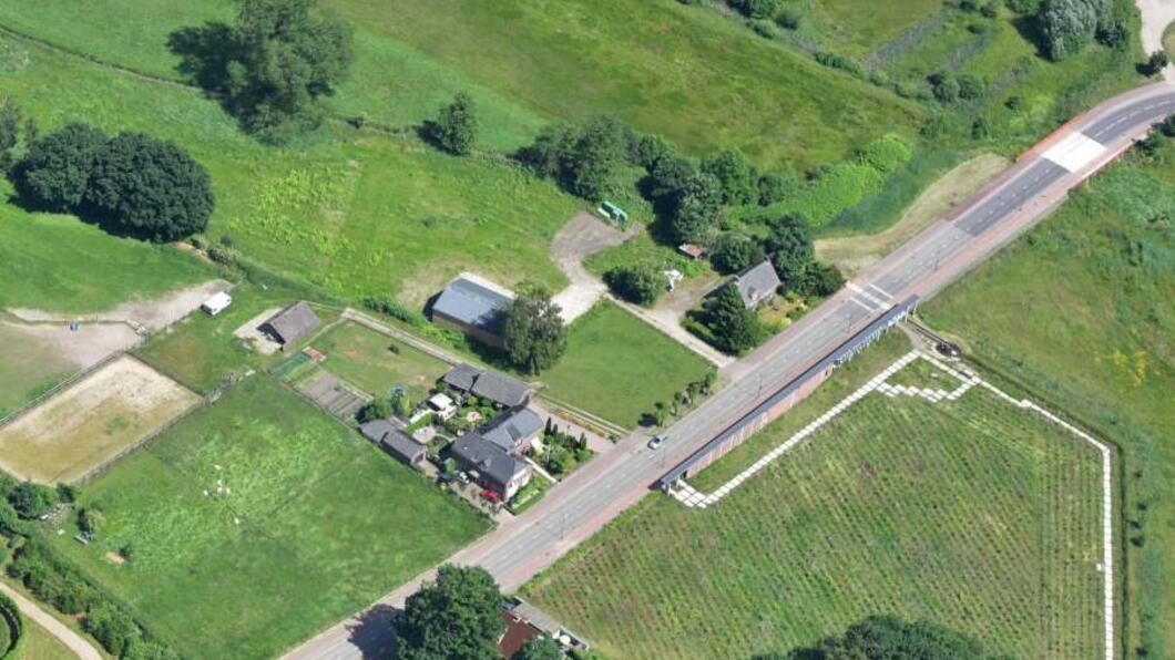 Hartenseweg luchtfoto