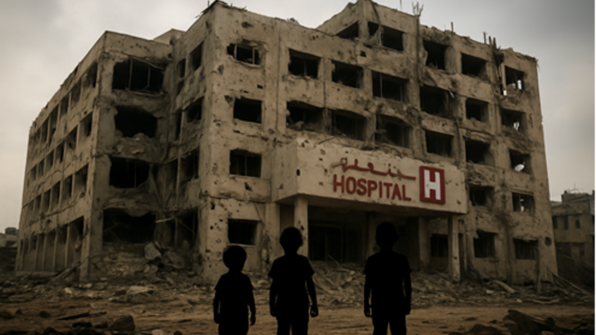 Gaza hospital bombed
