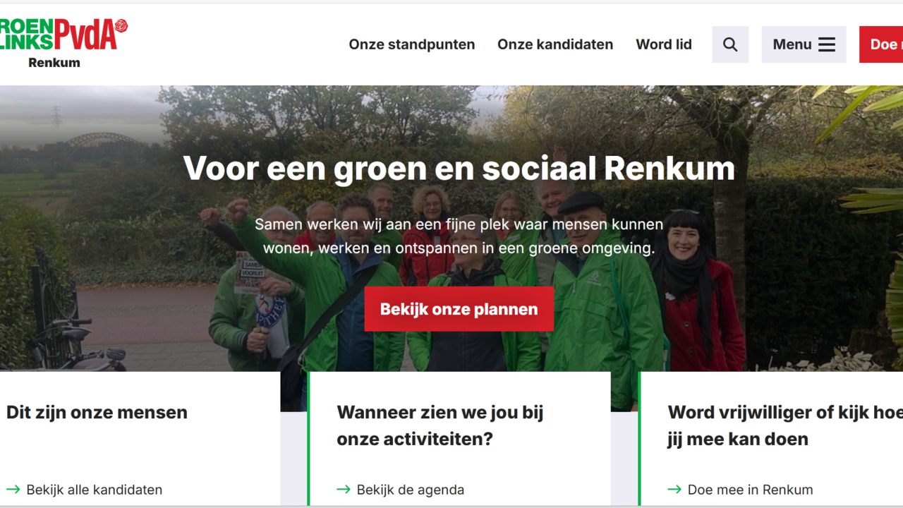 Gezamenlijke website